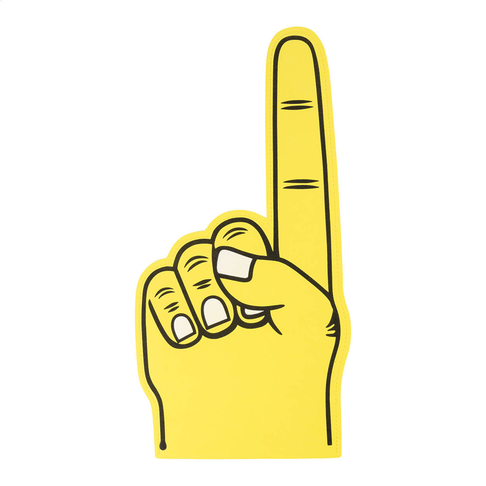 Fanly - foam hand - geel