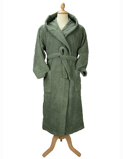 ARTG - Bathrobe With Hood - Army Green
