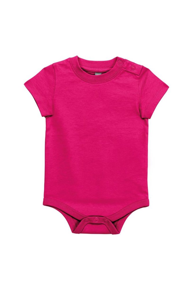 Babyromper korte mouwen - fuchsia