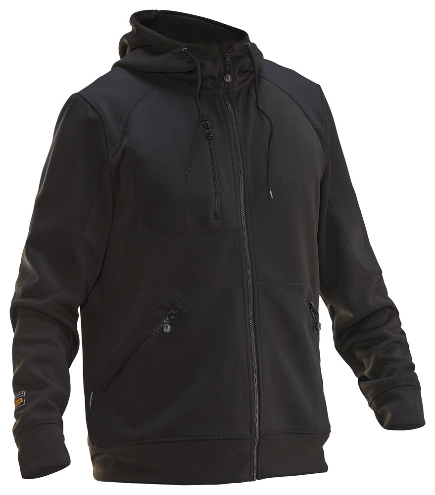 Jobman - 5303 Hoodie Spun Dye - zwart