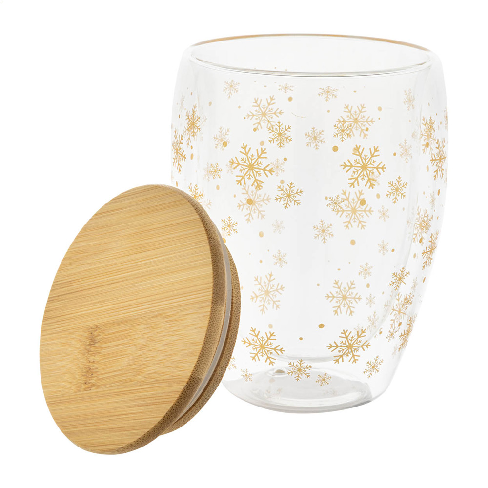 Bostro - Kerst glazen thermo cup