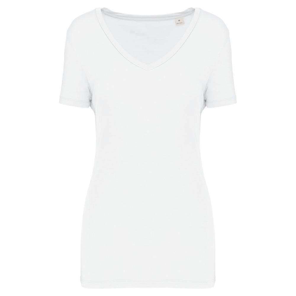 100% Lyocell TENCEL™ dames T-shirt - White