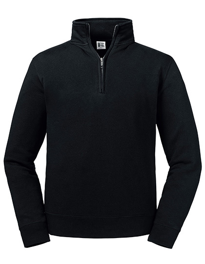 Authentic 1/4 Zip Sweat - Black