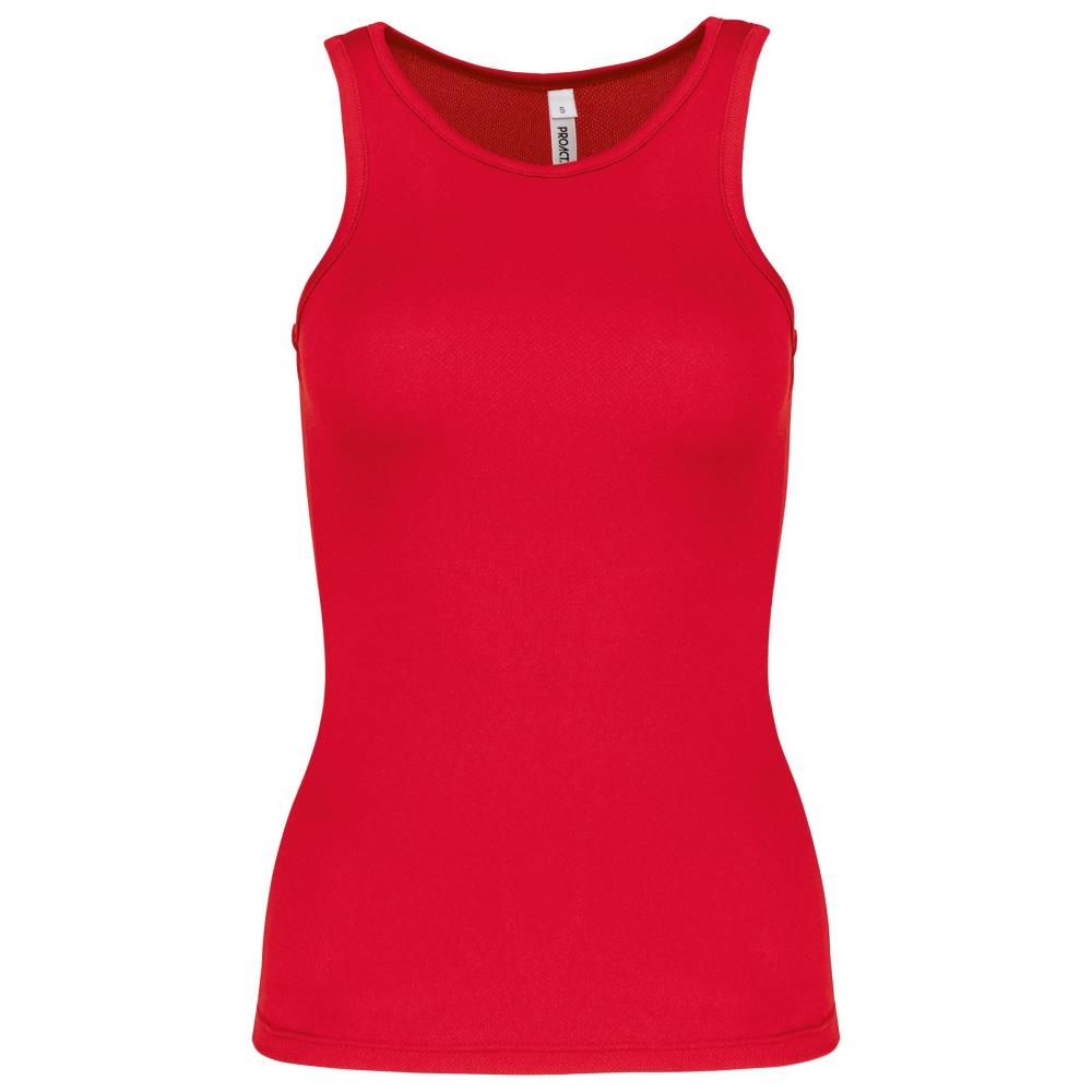 Damessporttop - Red