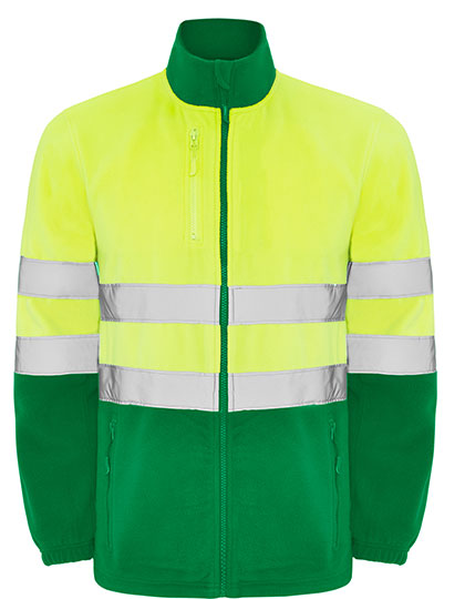 Altair Fleece Jacket - garden green/fluor yellow