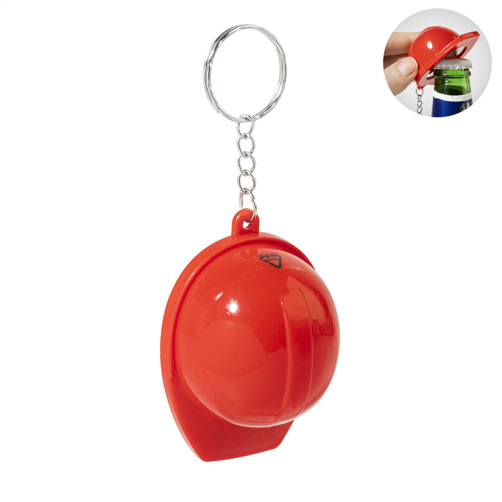 Bobby Pop - RABS flesopener sleutelhanger - rood