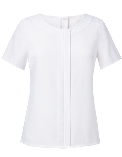 Brook Taverner - Women´s Felina Short Sleeve Blouse - White