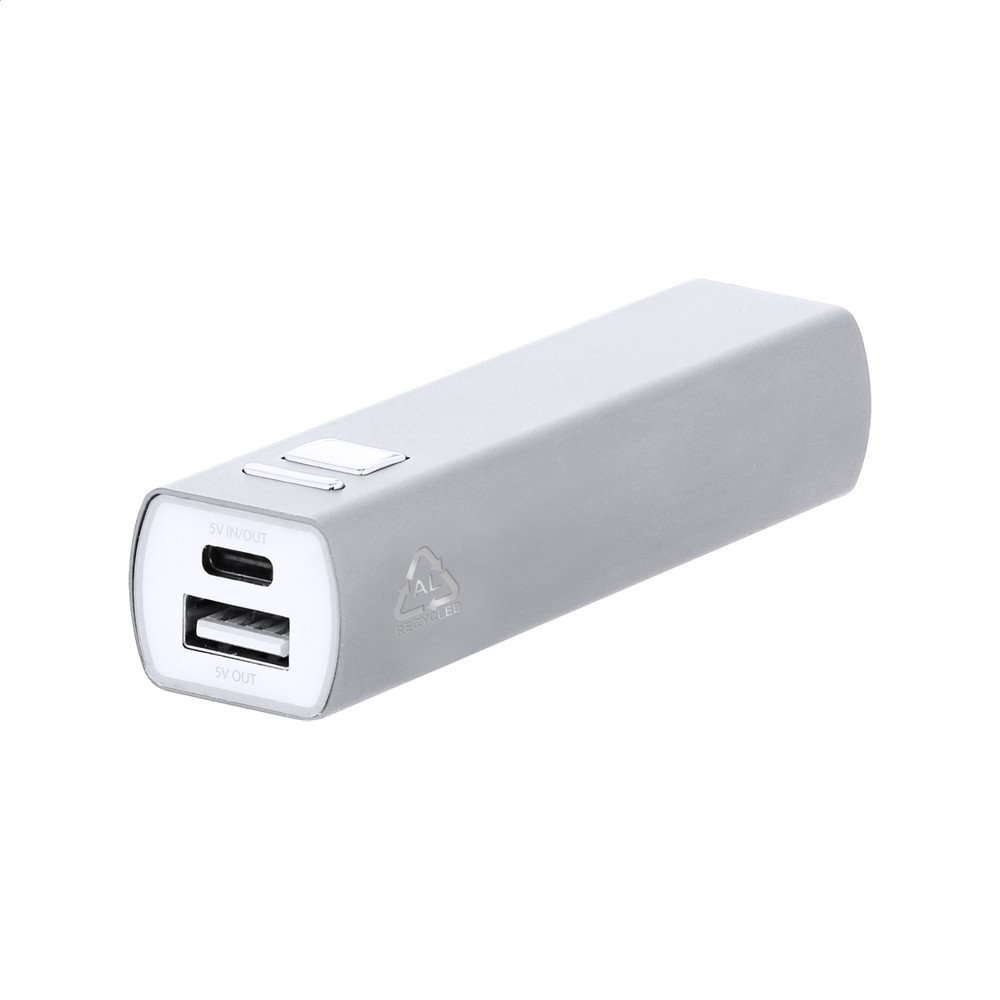 RaluBase - powerbank - zilver