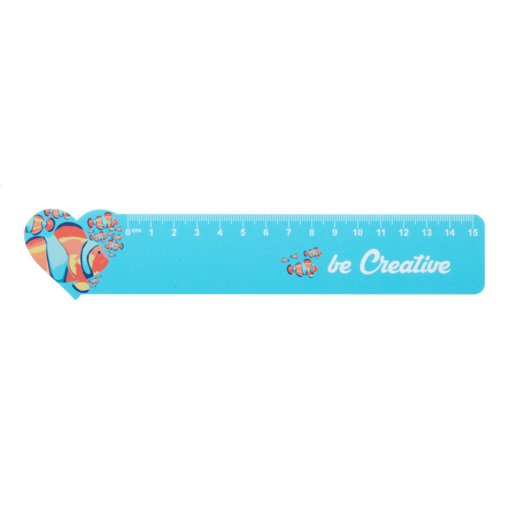 Couler 15 - liniaal van 15 cm, - wit