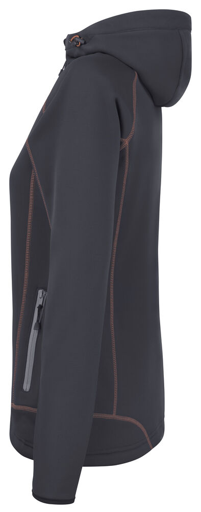 Jobman - 5177 Women's Hoodie Donkergrijs/Oranje XL
