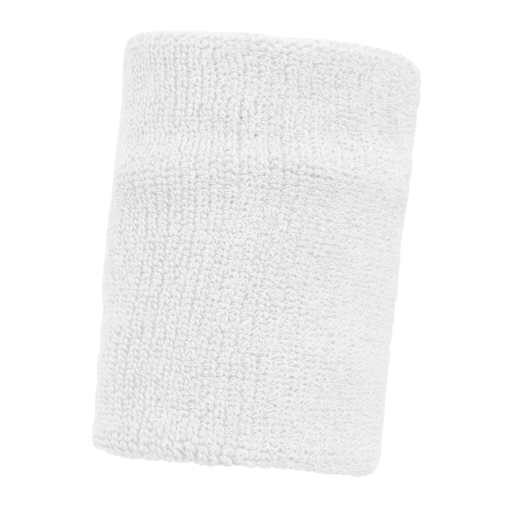 PA049 - Multisport-polsband in badstof - White