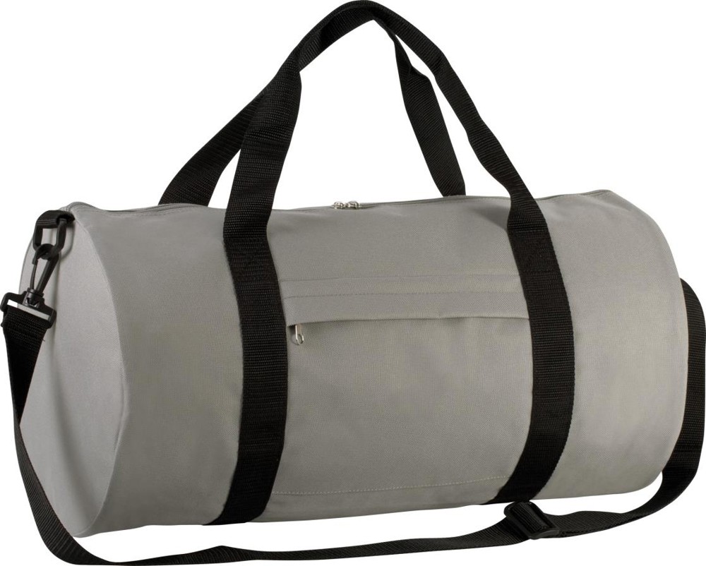Cilindervormige reistas - light grey/black