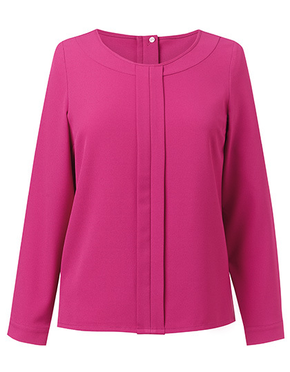 Brook Taverner - Women´s Roma Long Sleeve Blouse - fuchsia