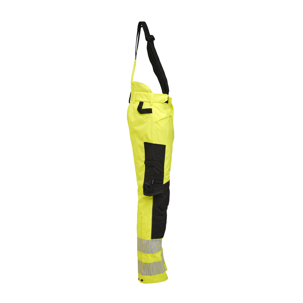 Jobman - 2235 Hi-Vis Winter Trousers Geel/Zwart XS