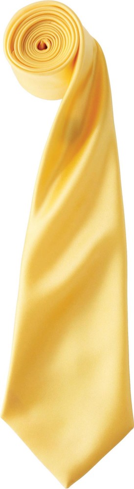 'Colours' Satin Tie - Sunflower