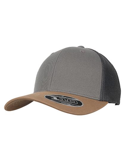 110 Trucker Cap - earth tones/indian tan/gunmetal