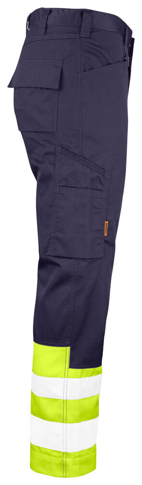 Jobman - 2314 Hi-Vis Service Trousers Navy/Geel 84