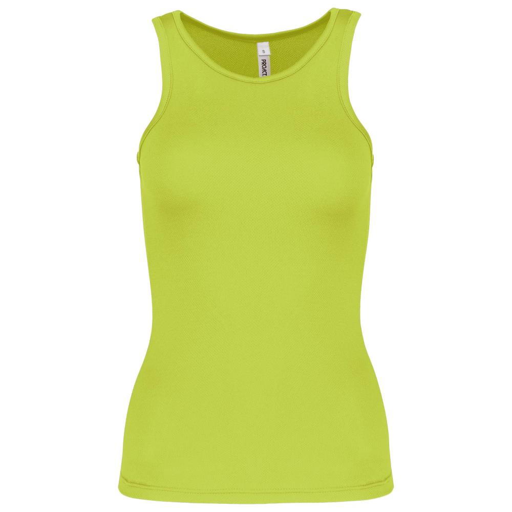 Damessporttop - Lime