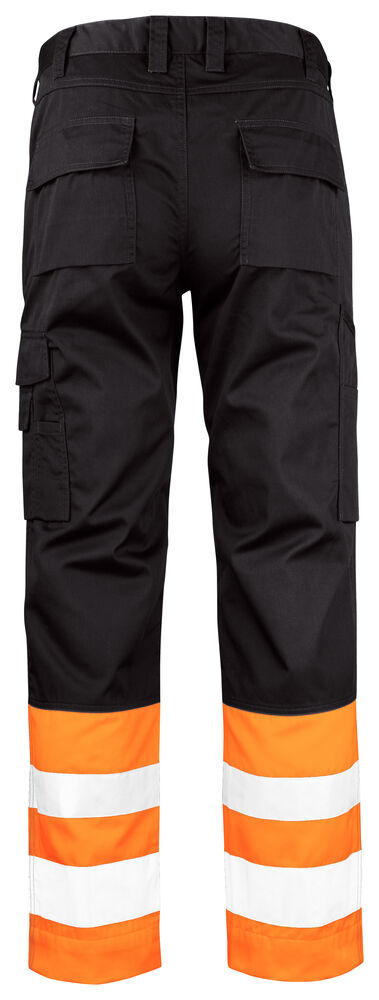 Jobman - 2314 Hi-Vis Service Trousers Zwart/Oranje C58