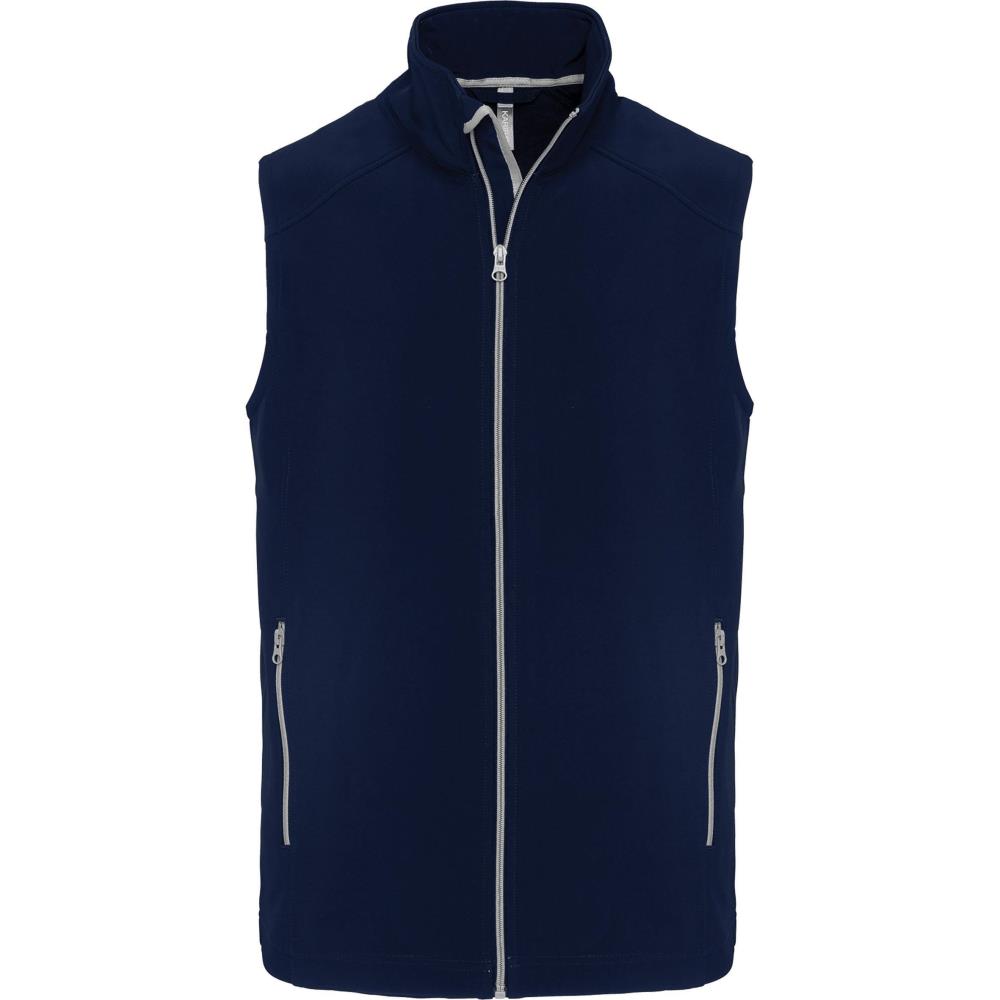 2-laagse softshell-bodywarmer - Navy