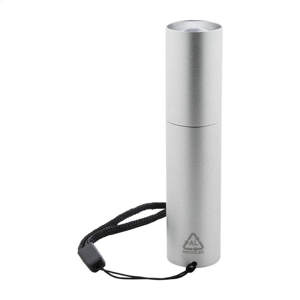 Chargelight Tone - oplaadbare zaklamp van gerecycled aluminium