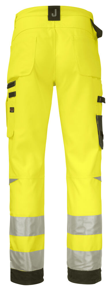 Jobman - 2221 Hi-Vis Service Trousers Star Geel/Zwart C146