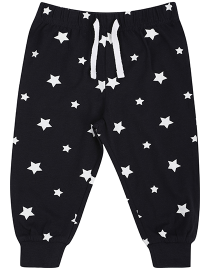 Baby Lounge Pants - navy/white stars