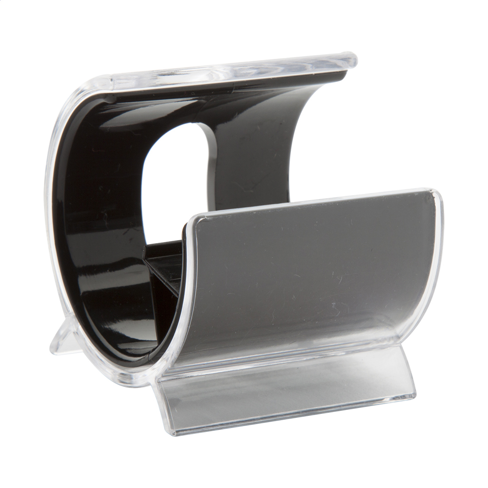 Barry - mobiele telefoon houder - zwart/transparant
