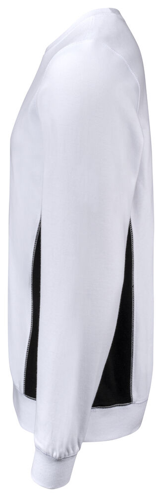 Jobman - 5402 Roundneck Sweatshirt Wit/Zwart M