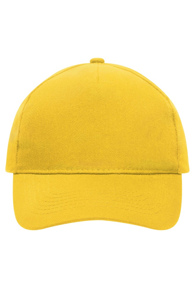 5 Panel Cap Heavy Cotton - Gold Yellow