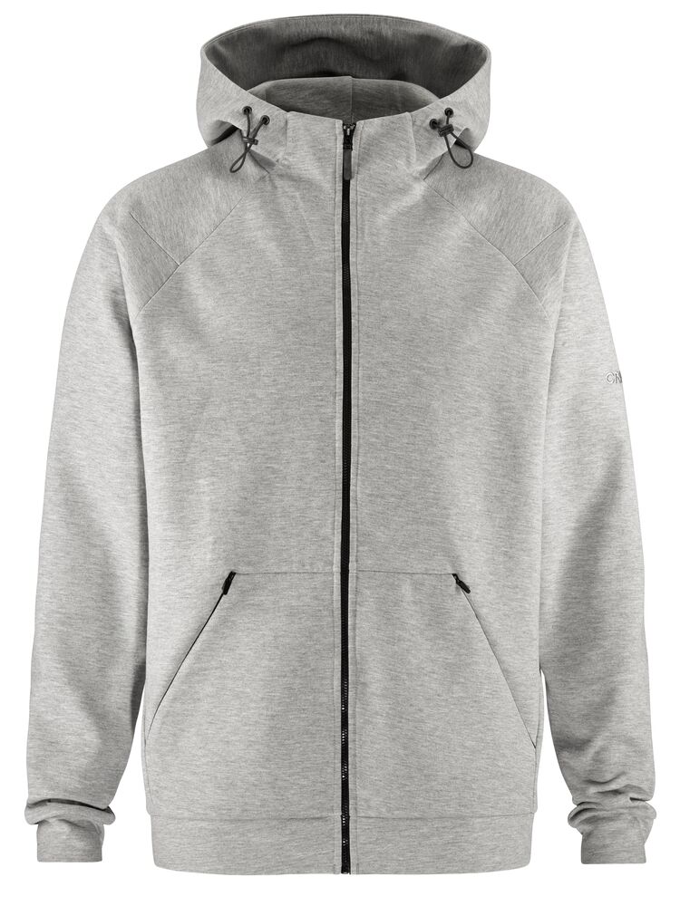 Craft - ADV Join FZ Hoodie M - Grey Melange
