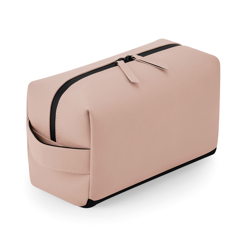 BG332 - Toilettas van mat polyurethaan - Nude Pink