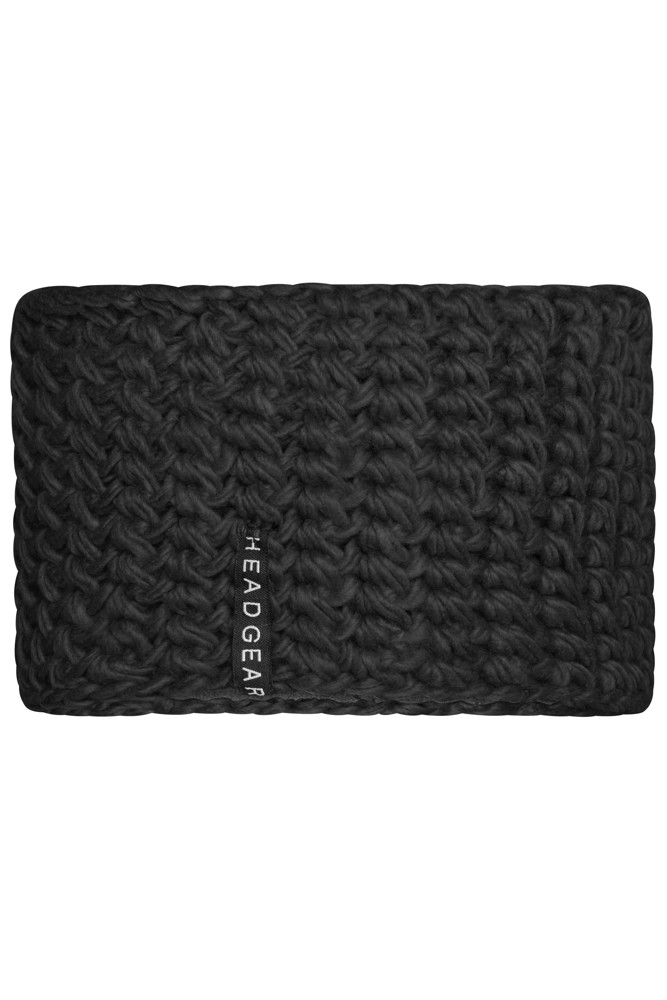 Crocheted Headband - Black