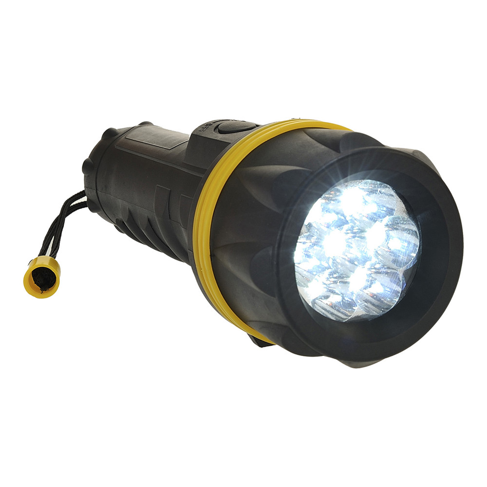 7 LED Rubber Zaklamp