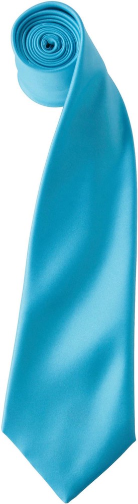 'Colours' Satin Tie - Turquoise