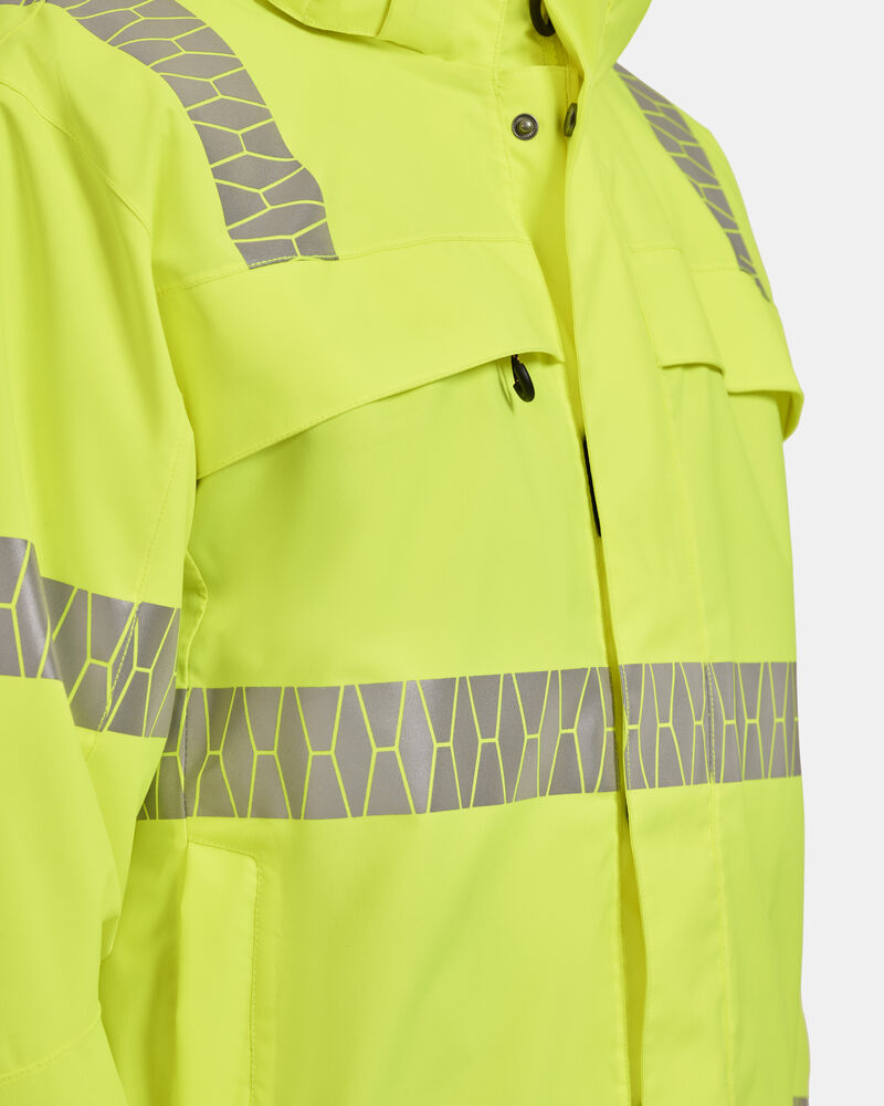 Jobman - 2235 Hi-Vis Winter Trousers Geel/Zwart XS