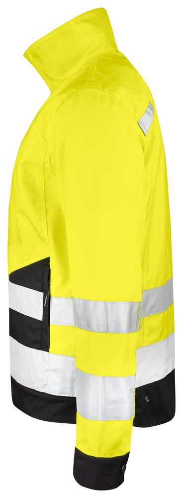 Jobman - 1231 Hi-Vis Jacket Geel/Zwart S