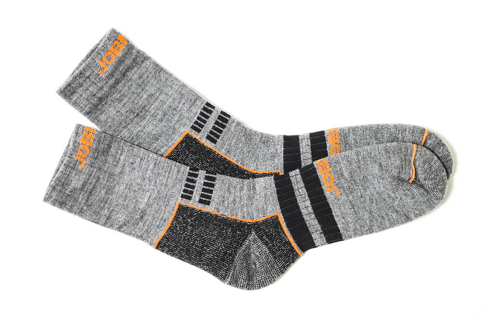Jobman - 9591 Wool Socks - Donkergrijs/Zwart