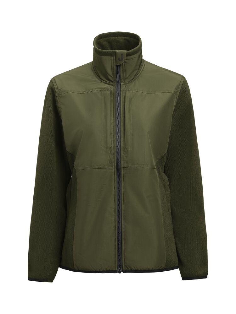 Jobman - 1274 Women's Fleece Jacket - Olijfgroen