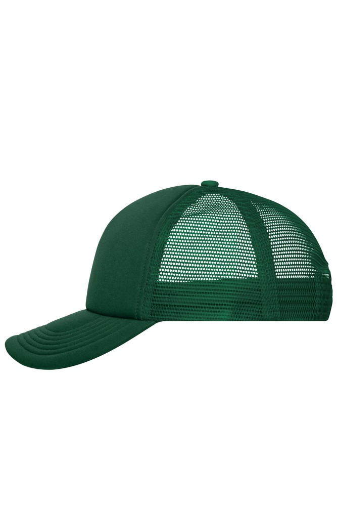 5 Panel Polyester Mesh Cap - dark green