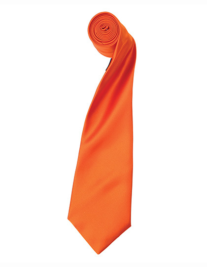 Premier Workwear - Colours Collection Satin Tie - Terracotta (ca. Pantone 159C)