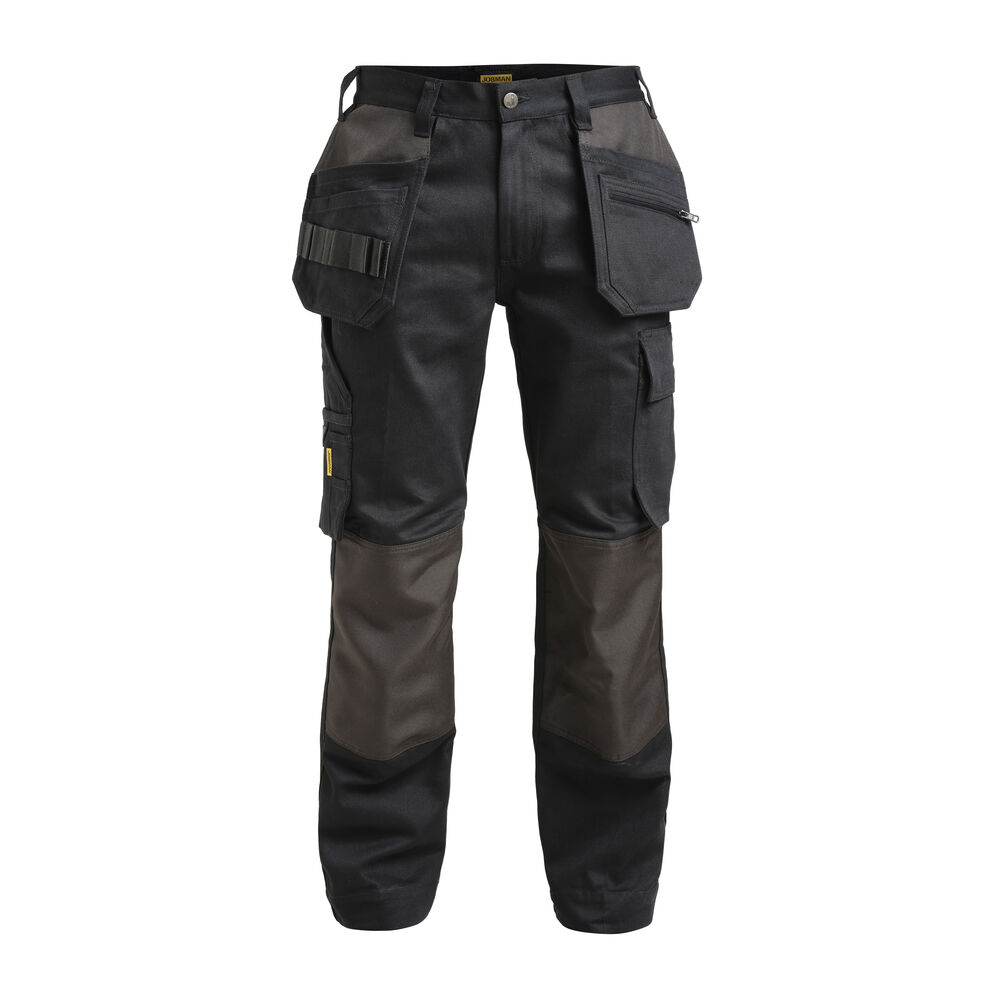 Jobman - 2312 Trousers Cotton HP Navy/Zwart C42 - zwart