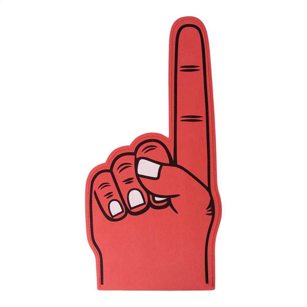 Fanly - foam hand - rood