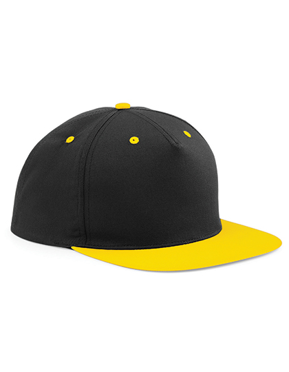 5 Panel Contrast Snapback - black/yellow