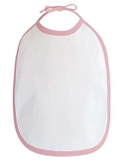 Baby Bib - white/babypink