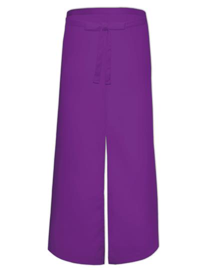 Bistro Apron With Split - Purple