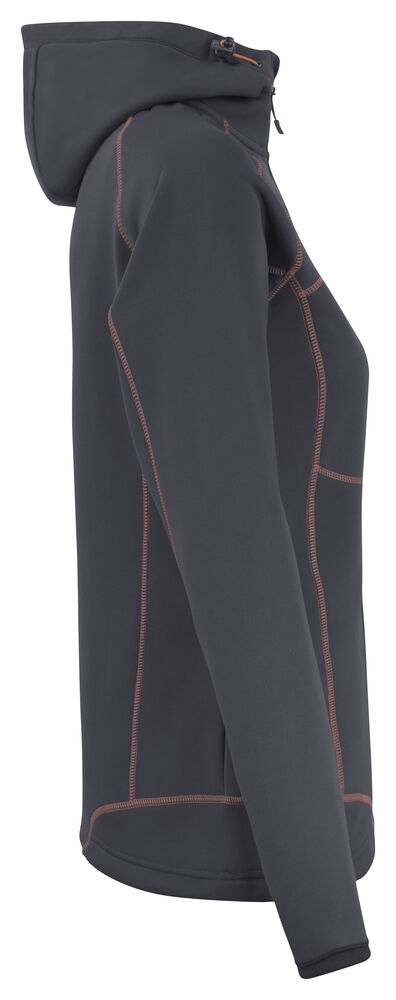 Jobman - 5177 Women's Hoodie Donkergrijs/Oranje XL