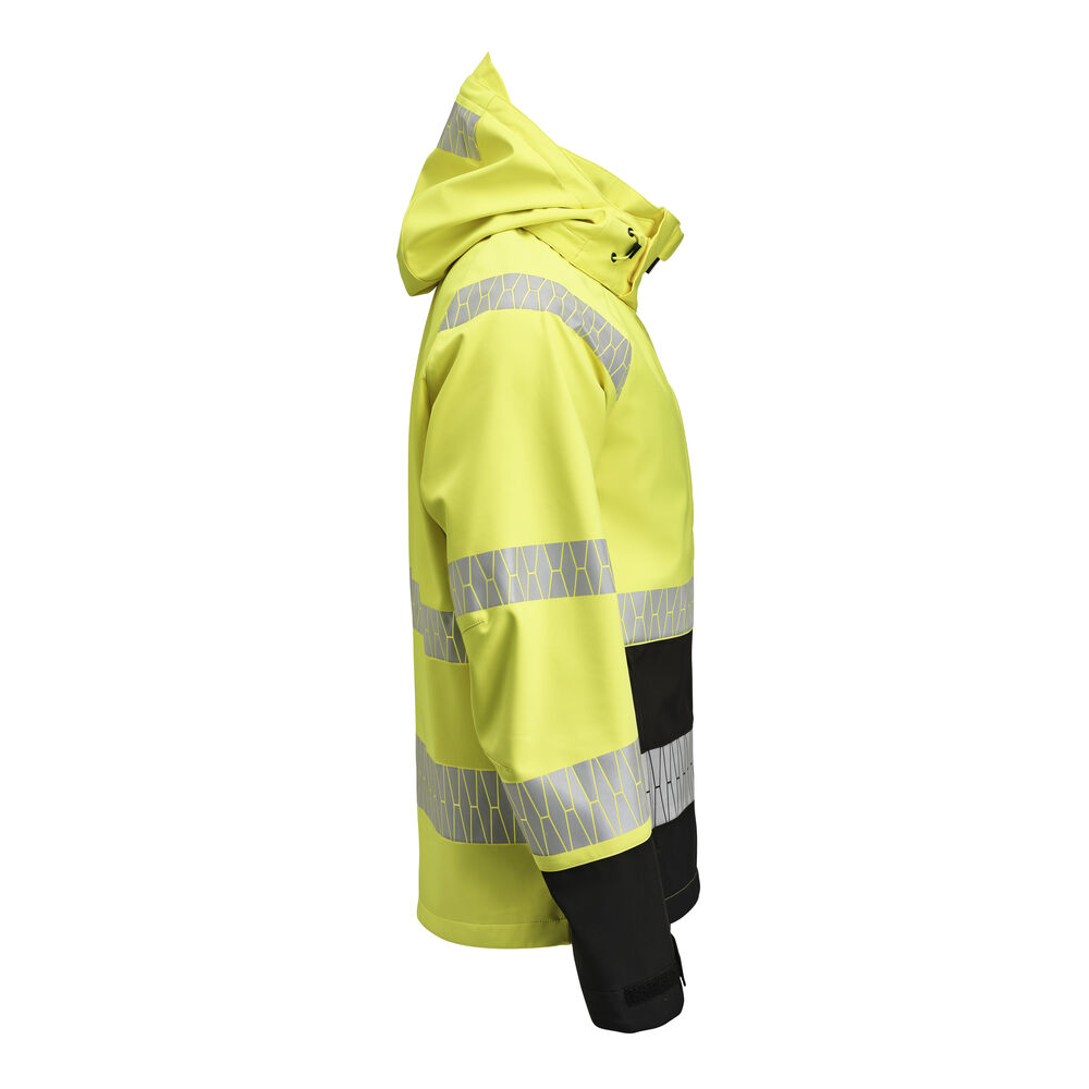 Jobman - 1376 Softshell Jacket Hi-Vis Geel/Zwart XS