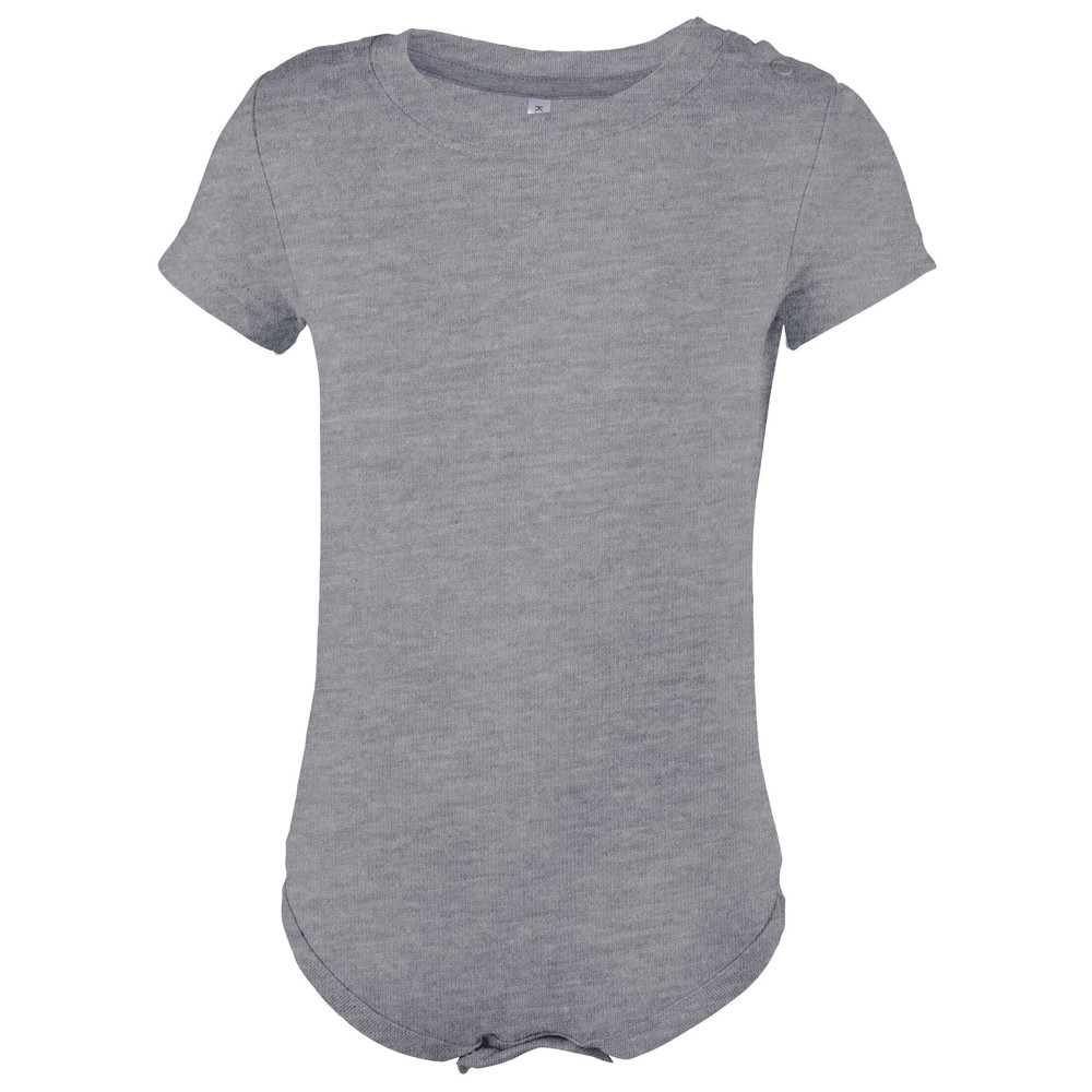 Babyromper korte mouwen - Oxford Grey
