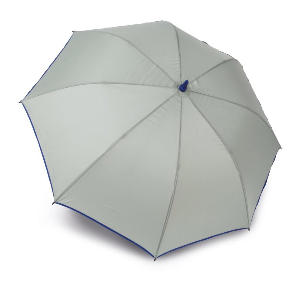 Automatische paraplu - storm grey/royal blue